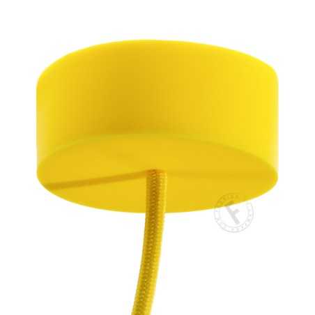 Roseta de silicone cor bege ocre