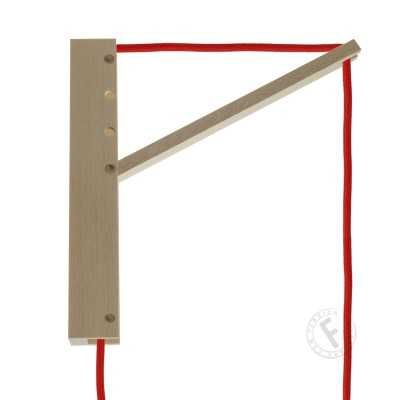Suporte de parede orientável de madeira para candeeiros suspensos | ACESSORIOS CANDEEIROS