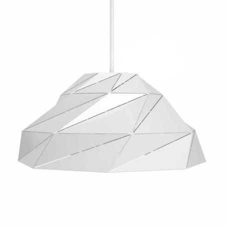 Ecrã de design de cor preta para candeeiro suspenso 380mm x 180mm