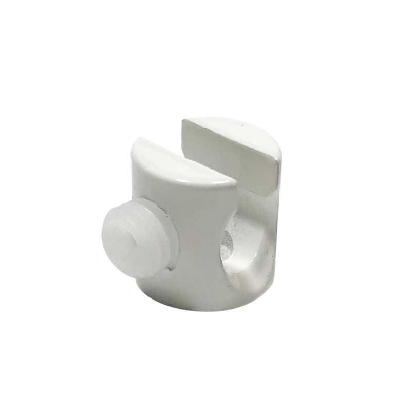 Sujeta-cabos metálico 15 mm para teto ou parede | ACESSORIOSCANDEEIROSPT