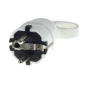 Ficha de borracha tipo schuko 10/16A cor