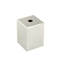 Cúpula decorativa metálica quadrada E27 cor cobre