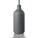 Portalâmpadas decorativo de silicone com interruptor