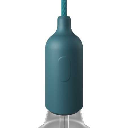 Portalâmpadas decorativo de silicone com interruptor
