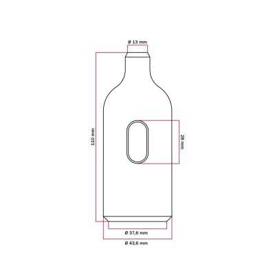 Portalâmpadas decorativo de silicone com interruptor