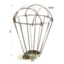 Gaiola de oficina para lâmpadas 128mm de diâmetro x 175mm de altura