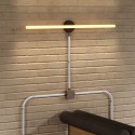 Tubo decorativo semiflexível branco para instalações de luz.