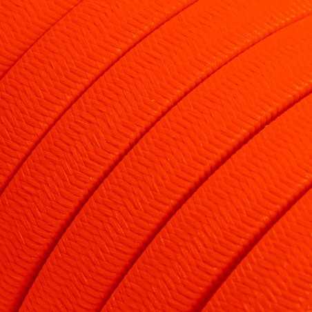 Cabo plano de grinalda exterior cor laranja fluorescente