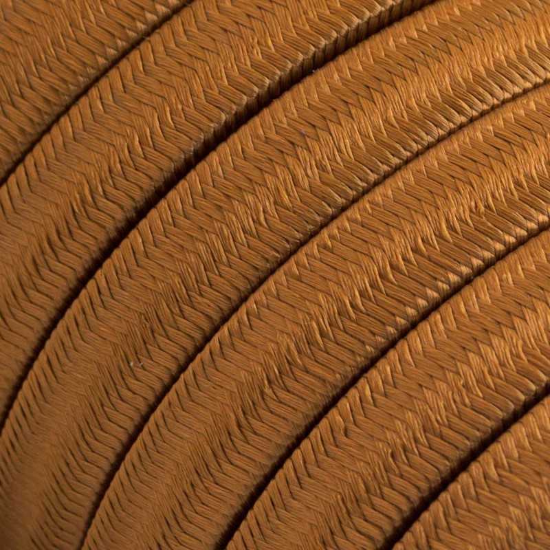 Cabo plano de grinalda exterior cor ocre