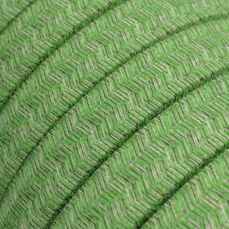 Fita de guirlanda plana exterior verde pixel.