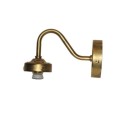 Braço de latão com extremidades roscadas de 130mm x 80mm.