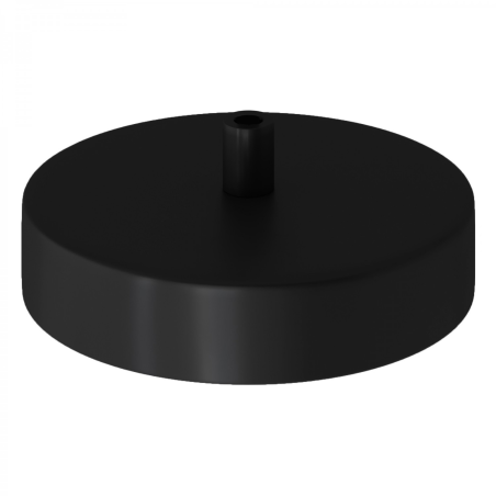 Base metálica para lâmpadas com 120mm de diâmetro.