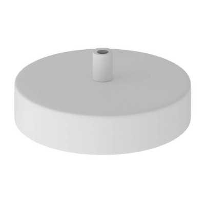 Base metálica para lâmpadas com 120mm de diâmetro.