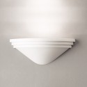 Aplique parede personalizável para LED 410mm gesso 5IN049