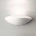 Aplique parede personalizável para LED 295mm gesso 5IN001