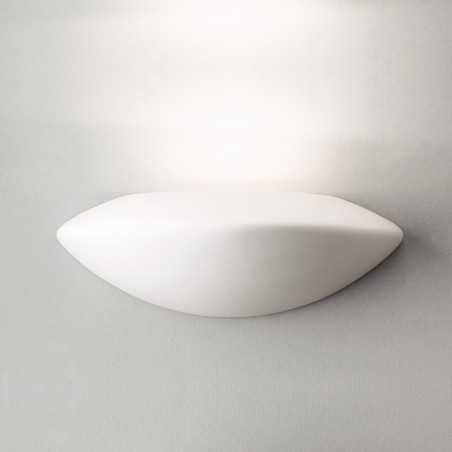 Aplique parede personalizável para LED 295mm gesso 5IN001