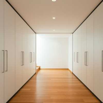 Foco de gesso GU10 com 87 mm de diâmetro e altura de 135 mm.