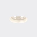 Foco de gesso duplo 255mm x 135mm x 135mm de altura