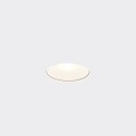 Foco de gesso GU10 com 95mm de diâmetro e 147mm de altura.