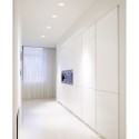 Foco de gesso GU10 com 95mm de diâmetro e 147mm de altura.