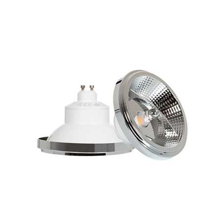 Lâmpada LED AR111 12W GU10 900lm com abertura de 24º.