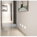 Sinalizador de gesso 100mm x 100mm x 70mm de profundidade