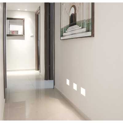 Sinalizador de gesso 100mm x 100mm x 70mm de profundidade