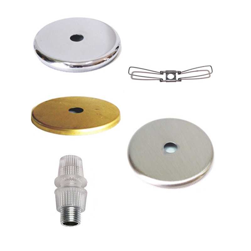 Kit de tampa, suporte e pinos para balões sem pescoço.