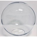 Cristal transparente sem pescoço para lâmpadas.