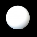 Globo de vidro fosco branco sem pescoço para lâmpadas