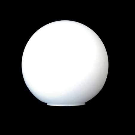 Globo de vidro fosco branco sem pescoço para lâmpadas
