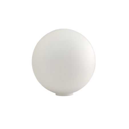 Bola branca brilhante de 160mm sem pescoço, abertura de 45mm.
