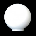 Bola de cristal com pescoço branco brilhante reforçado