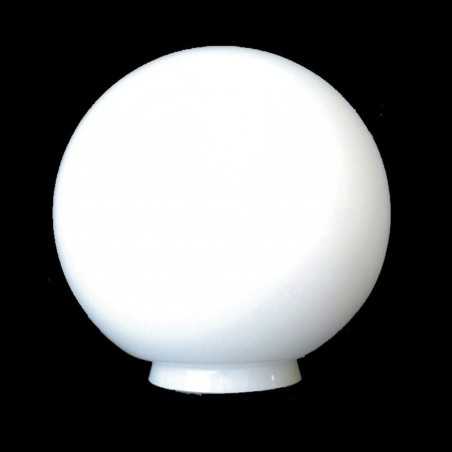 Bola de cristal com pescoço branco brilhante reforçado