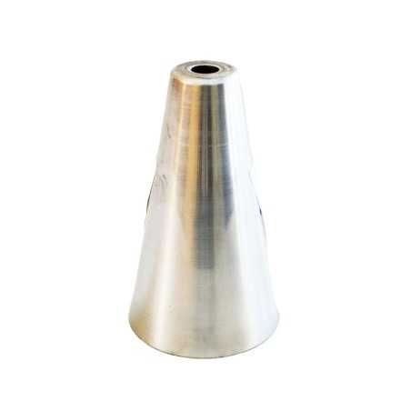 Campainha de alumínio com 105mm x 60mm de diâmetro.