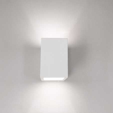 Aplique gesso reto 90mm x 200mm x 90mm dupla saída