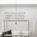 Aplique gesso reto 90mm x 200mm x 90mm dupla saída