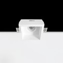 Foco de gesso orientável GU10 140mm x 135mm de altura.