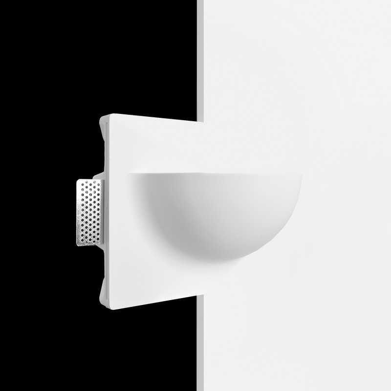 Sinalizador de gesso 200mm x 100mm x 42mm de profundidade