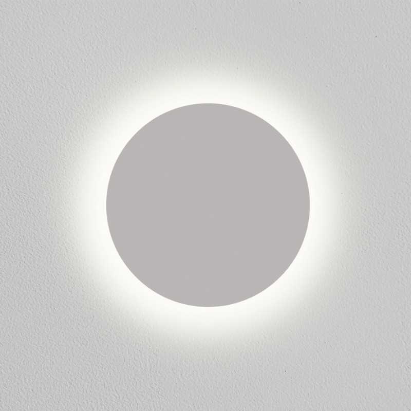Aplique parede personalizável para LED 295mm gesso 5IN001
