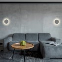 Aplique parede personalizável para LED 295mm gesso 5IN001