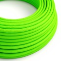 Cabo decorativo têxtil por metros homologado verde fluorescente