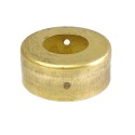 Suporte de latão de 60mm de diâmetro x 25mm e saída de 30mm.