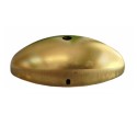Suporte de latão de 130mm de diâmetro x 73,5mm e uma saída.