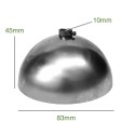 Suporte ø100mm x h.55,6mm ferro