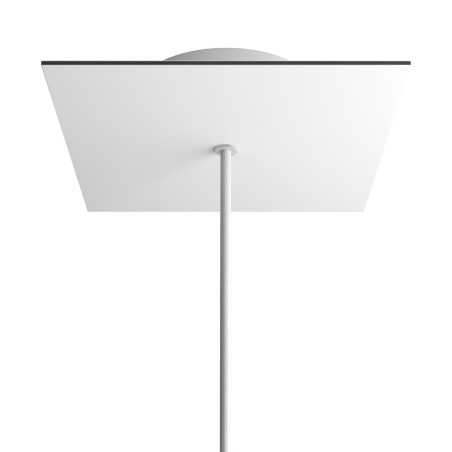 Roseta quadrada 200 mm com furo central | ACESSORIOS CANDEEIROS
