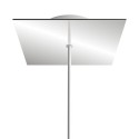 Suporte metálico de cor verde de 200mm com 1 furo.
