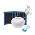 Lâmpada LED recarregável sem fio – USB + solar