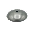 Tampa côncava de ferro bruto para globo de 79mm de diâmetro x 4mm.