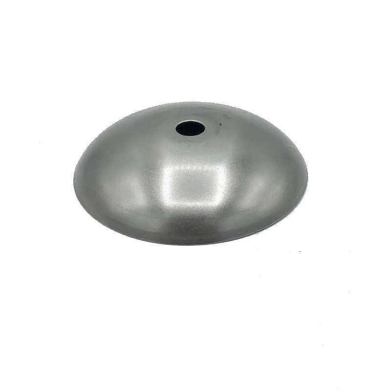 Tampa côncava de ferro bruto para globo de 79mm de diâmetro x 4mm.
